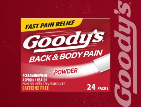  Goody's Back and Body Pain Relief Powder, Dissolve Packs, 6  Individual Packets, 12 Pack : Health & Household